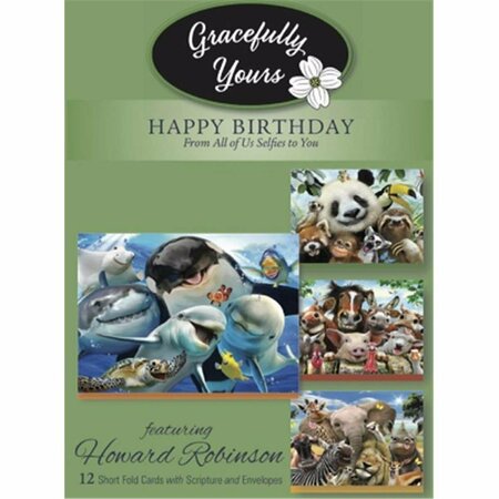 ARTBEAT OF AMERICA Boxed Card-Birthday-From All of US Selfies No. 144, 12PK 203258